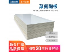 佛山25型PU聚氨酯夹芯板 阻燃聚氨酯冷库保温板 聚氨酯彩钢建筑板
