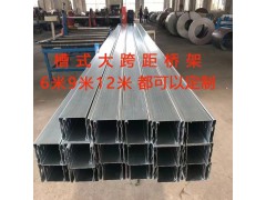 喷塑梯式桥架多规格厂家批发镀锌大跨距防火金属热浸锌梯式桥架图1