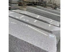 湖北白麻石材 白麻花岗岩 白麻光面火烧面防滑地铺石材 白麻光面
