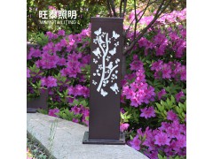 新中式柱头灯太阳能门柱灯室外防水花园别墅草坪灯草地景观庭院灯