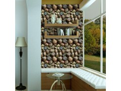 SA-1015 仿真石头客厅卧室橱柜餐厅寝室装扮带胶墙纸贴 45cm