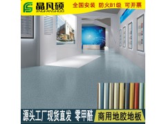 pvc地胶学校医院地板防滑防火防水加厚耐磨健身房车间塑胶地板图1