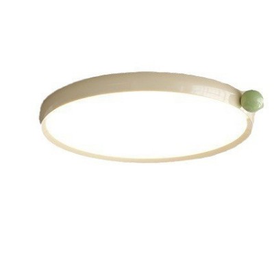 中山果果灯新款奶油风护眼吸顶灯现代简约全光谱超薄无缝卧室灯具图5