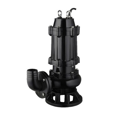 厂家WQ1.5kw大功率无堵塞排污泵污水泵家用380v潜污泵 污水提升泵