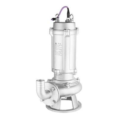 WQP整机铸造不锈钢潜水排污泵304耐酸碱防腐耐高温搅匀316潜污泵图2