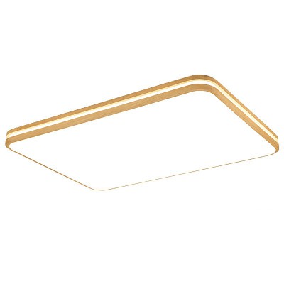 北欧吸顶灯led客厅灯套餐日式实木原木简约现代卧室灯全光谱灯具