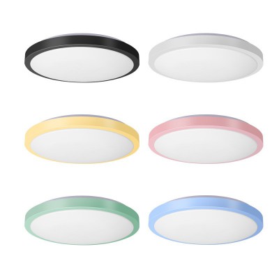 LED吸顶灯 超薄简约圆形阳台卧室客厅灯 走廊过道阳台吸顶灯批发