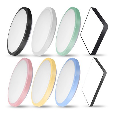 led吸顶灯 走廊过道阳台酒店客房灯现代简约马卡龙客厅卧室吸顶灯