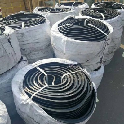 可卸式U型中埋式652型背贴式钢边式橡胶止水带 支持定制