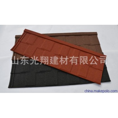 彩石金属瓦彩石金属仿古瓦轻钢结构板房瓦别墅瓦