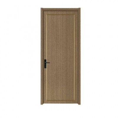 江山木门批发简约轻奢高档优质PVC无漆免漆复合科技木室内门木门