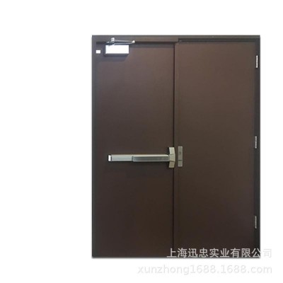60分钟乙级钢质防火门厂家一门一证单开 双开消防门图1
