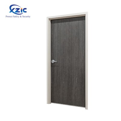 甲乙级90分钟木质防火门单开 楼梯口通道双开逃生门带玻一门一证图5