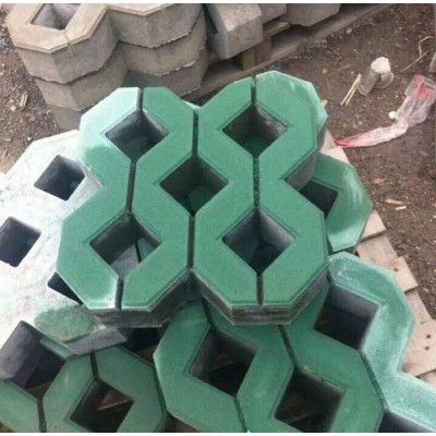 人行道植草砖绿道八字植草砖停车场井字植草砖厂家价格批发