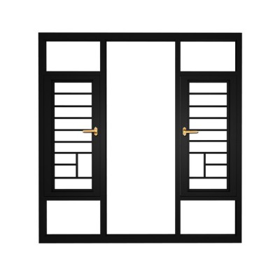 110断桥铝门窗平开纱窗一体铝合金隔音玻璃窗商品房自建房封阳台