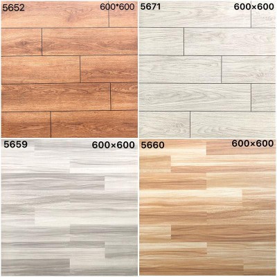 仿实木地砖客厅卧室防滑瓷砖木纹砖600x600仿古砖阳台庭院地板砖