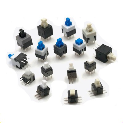 贴片按键开关源头厂家,自无锁耐温防撬5.8*5.8小型自复位按钮批发