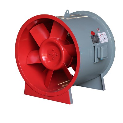 低噪音消防排烟风机HTF厨房专用排烟风机高温轴流式风机图1