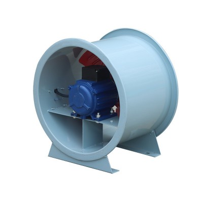 定制低噪声大功率轴流风机双速防爆工业风机地下车库排烟轴流风机图1