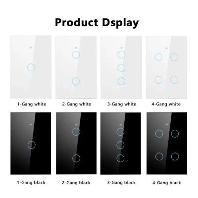 涂鸦智能开关单零火通用wifi +RF433美规巴西规澳规通用120型图3