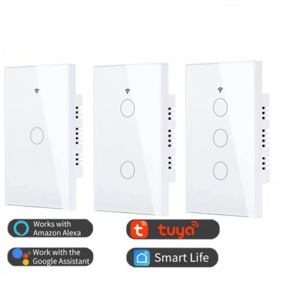 涂鸦智能开关单零火通用wifi +RF433美规巴西规澳规通用120型图4