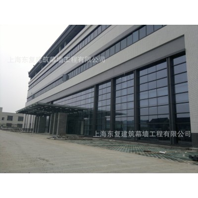 节能玻璃幕墙铝合金玻璃幕墙仿木纹铝板幕墙干挂铝单板外墙图3