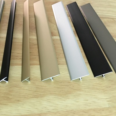 广东厂家批发 铝合金T条踢脚线 铝合金包边线 各种表面处理贴脚线
