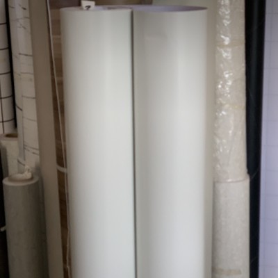 加厚米白色滑面哑光自粘墙纸壁纸展柜展会贴纸装饰贴膜波音软片