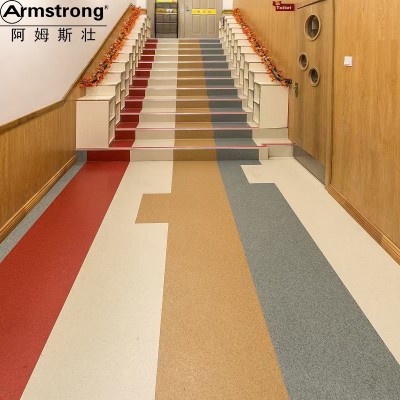 阿姆斯壮pvc地板幻象龙系列医院学校展厅办公室卷材地胶Armstrong图2