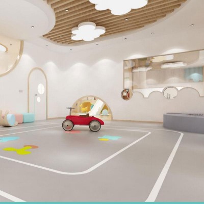 led云朵星星月亮吸顶灯早教机构门厅一米大灯幼儿园教室过道吊灯