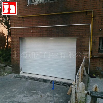 保温电动车库门 铝合金电动防盗车库门快速门 抗风隔音遥控车库门图3