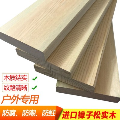 户外防腐木地板 庭院碳化木实木板材阳台防腐木吊顶龙骨护 墙木板图4