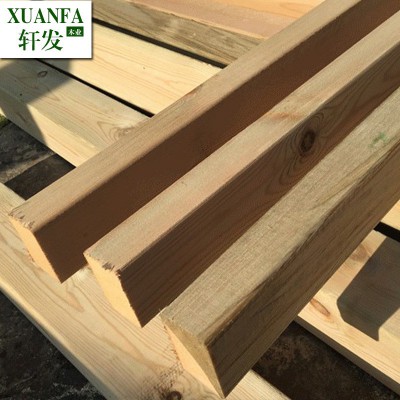 樟子松防腐木地板户外立柱横梁柱子木方木板材木龙骨批发图2