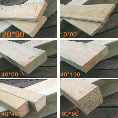 樟子松防腐木地板户外立柱横梁柱子木方木板材木龙骨批发图5