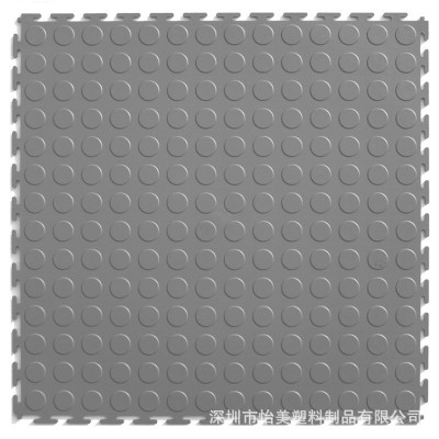 PVC软地砖橡胶地板胶垫 拼接锁扣软地垫子 汽修厂车间地板机修