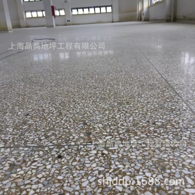 水磨石地坪晶面抛光施工价格 环氧地面翻新 混凝土地坪浇筑找平图4