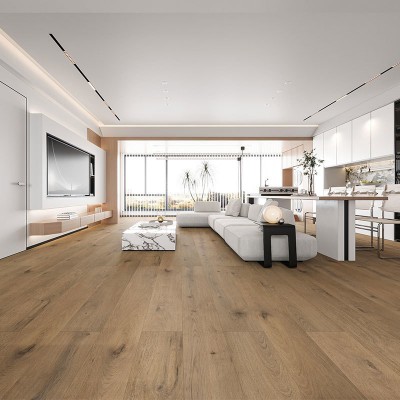 WPC木塑锁扣地板加厚高耐磨家用环保防水地板8.5mm酒店石纹木纹图2