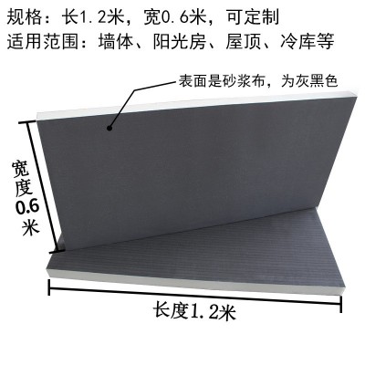 铝箔聚氨酯保温板内外墙屋顶保温隔热板室内粮仓冷库板导热系数低