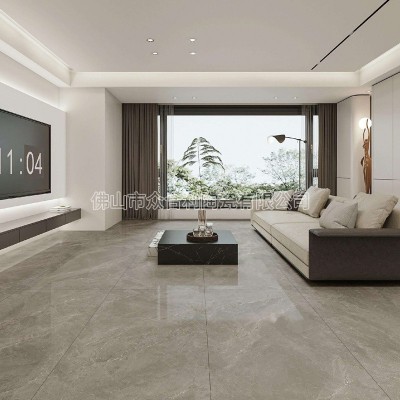 佛山陶瓷通体大理石瓷砖现代简约客厅通铺750x1500 600*1200深色