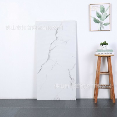 爵士白卡拉白PC砖亮面石英砖18mm厚仿石砖园林干挂厚板瓷砖