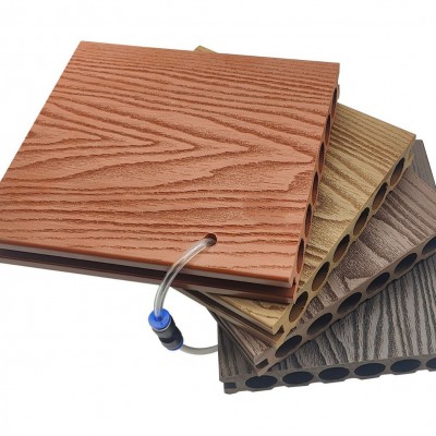 二代共挤塑木地板户外围栏防腐木塑地板露台阳台花园室外庭院塑木图4