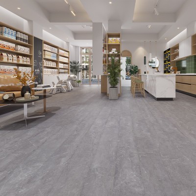 spc石塑锁扣地板厂家直供新料石纹防烟烫石晶耐磨耐刮阻燃地板图3