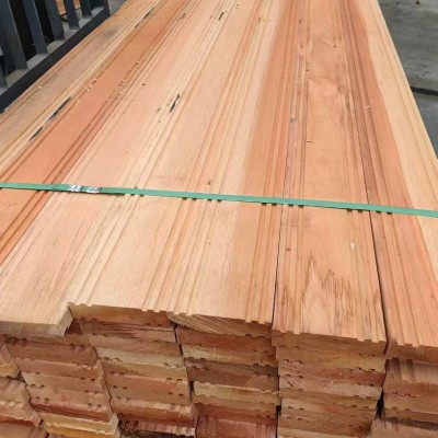 红柳桉木室外户外阳台花园建筑栈道扶手围栏露台地板坐凳防腐板材图3