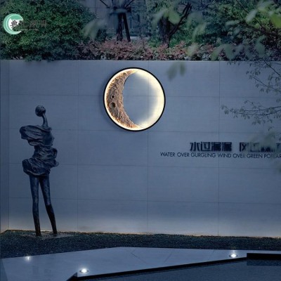 户外防水壁灯别墅庭院灯室外led月亮外墙室内壁挂式氛围装饰灯图2