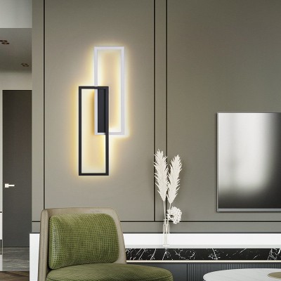 现代简约LED壁灯家用卧室床头客厅背景墙灯网红氛围超亮中山灯具图3