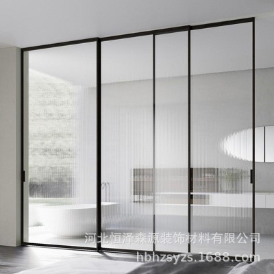 厂家恒泽整套门中式合格免漆门房间门玻璃门推拉门卧室用套装门