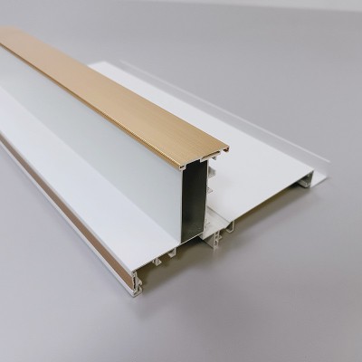 集成吊顶网红双眼皮二级铝梁蜂窝板吊顶轻奢风错层铝梁家装首选图2