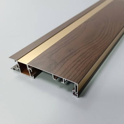 集成吊顶蜂窝板吊顶微错层二级铝梁 反切悬浮吊顶铝梁佛山厂家图4