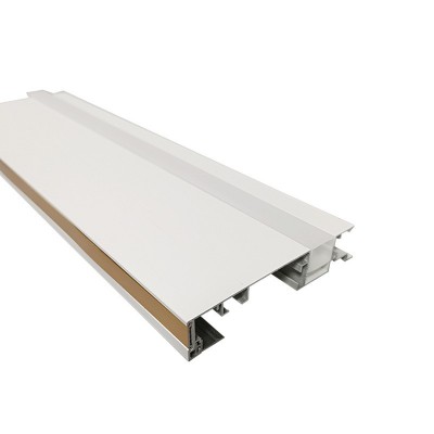 集成吊顶蜂窝板吊顶微错层二级铝梁 反切悬浮吊顶铝梁佛山厂家图5