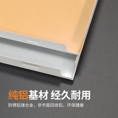 工程铝扣板吊顶哑光白600*600扣板铝天花密拼冲孔防火阻燃全铝图3